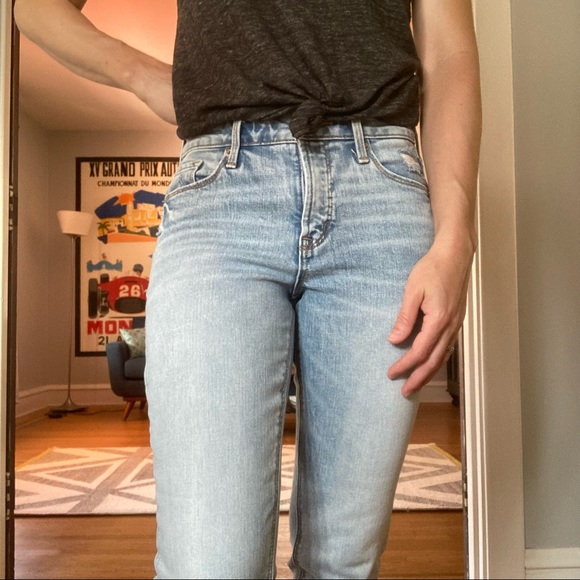 Old Navy Power Straight High Rise Jeans - Picture 2 of 9